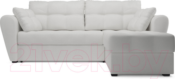 Изображение товара Диван угловой Mebel-Ars Амстердам (экокожа белая)