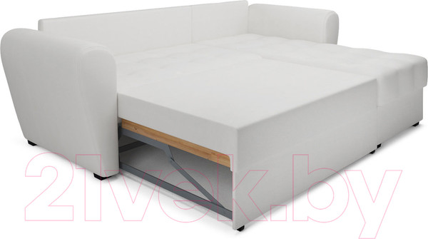 Изображение товара Диван угловой Mebel-Ars Амстердам (экокожа белая)