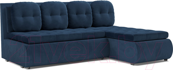 Изображение товара Диван угловой Mebel-Ars Кормак (темно-синий Luna 034)