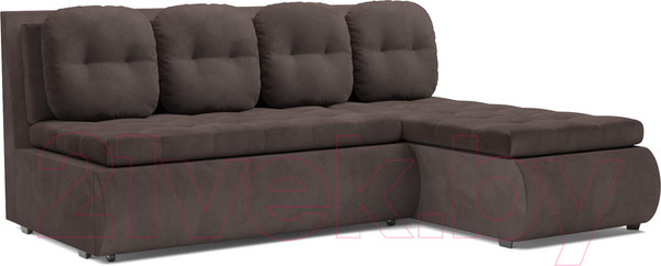 Изображение товара Диван угловой Mebel-Ars Кормак (кордрой коричневый)