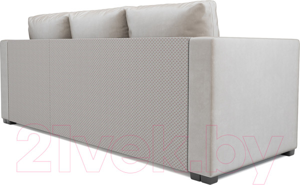 Изображение товара Диван угловой Mebel-Ars Мансберг (бархат бежевый/star velvet 6 light beige)