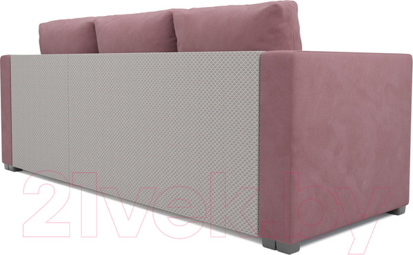 Изображение товара Диван угловой Mebel-Ars Мансберг НВ-178 18 (велюр пудра)
