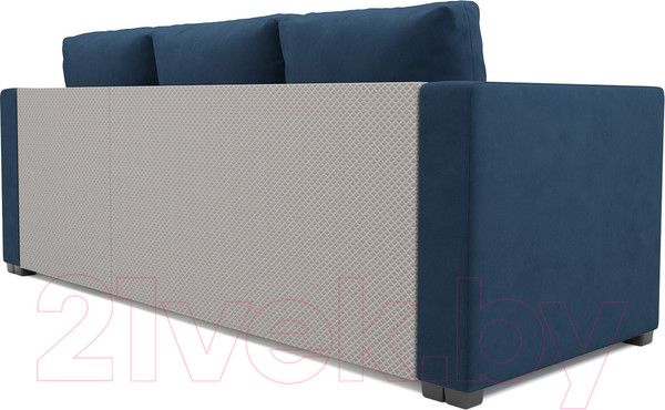 Изображение товара Диван угловой Mebel-Ars Мансберг (темно-синий Luna 034)