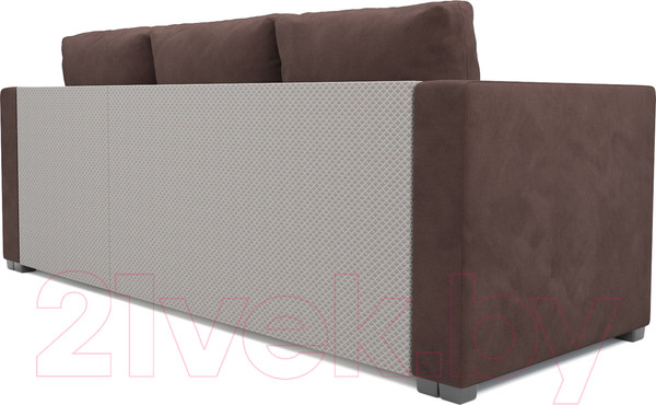 Изображение товара Диван угловой Mebel-Ars Мансберг (кордрой коричневый)