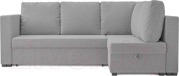 Изображение товара Диван угловой Mebel-Ars Мансберг (серая рогожка)