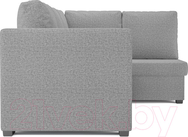 Изображение товара Диван угловой Mebel-Ars Мансберг (серая рогожка)