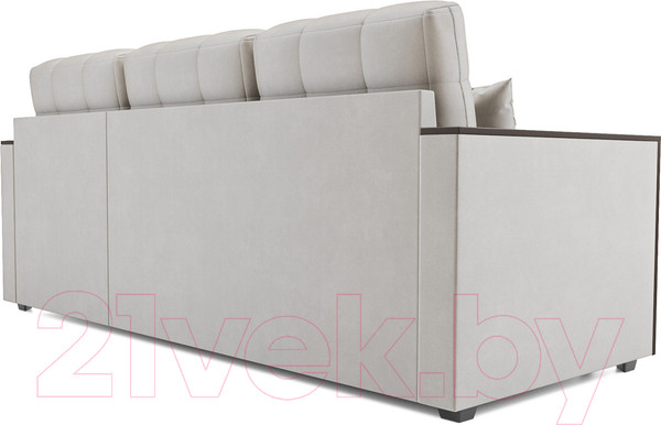 Изображение товара Диван угловой Mebel-Ars Рим (бархат бежевый/Star Velvet 6 Light Beige)
