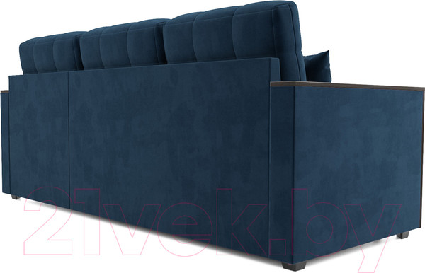 Изображение товара Диван угловой Mebel-Ars Техас (темно-синий Luna 034)