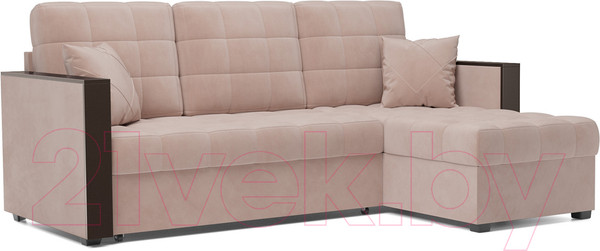 Изображение товара Диван угловой Mebel-Ars Техас (кордрой бежевый)