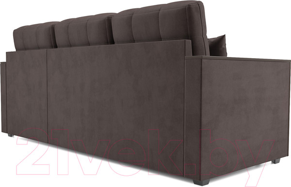 Изображение товара Диван угловой Mebel-Ars Техас (кордрой коричневый)