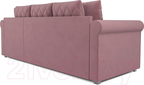 Изображение товара Диван угловой Mebel-Ars Берлин НВ-178 18 (велюр пудра)