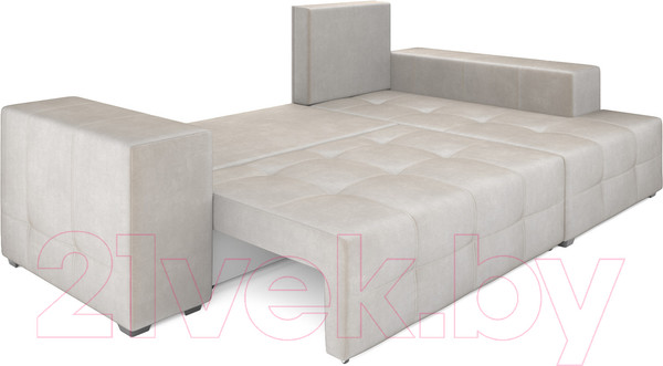 Изображение товара Диван угловой Mebel-Ars Монреаль правый (бархат бежевый/Star Velvet 6 Beige)