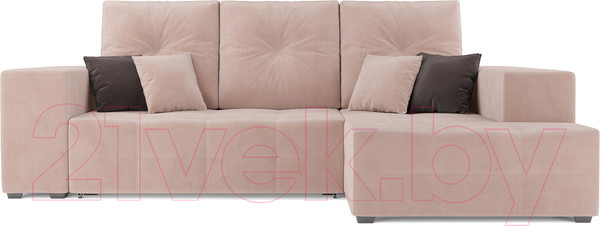 Изображение товара Диван угловой Mebel-Ars Монреаль правый (кордрой бежевый)