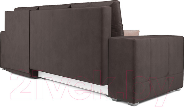 Изображение товара Диван угловой Mebel-Ars Монреаль правый (кордрой коричневый)