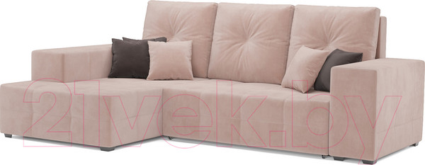 Изображение товара Диван угловой Mebel-Ars Монреаль левый (кордрой бежевый)
