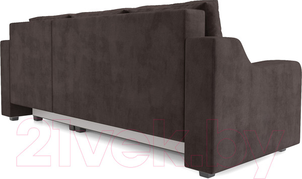 Изображение товара Диван угловой Mebel-Ars Берн (кордрой коричневый)