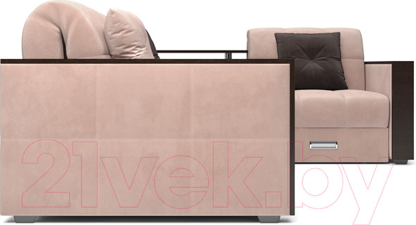 Изображение товара Диван угловой Mebel-Ars Прага (кордрой бежевый)