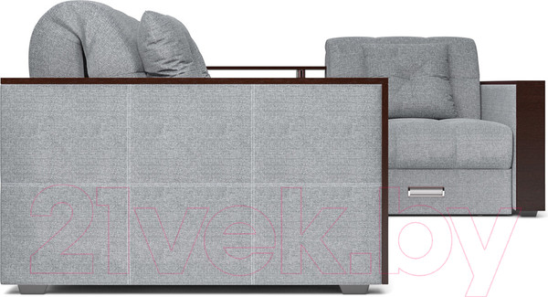 Изображение товара Диван угловой Mebel-Ars Прага (рогожка серая)