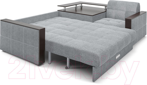 Изображение товара Диван угловой Mebel-Ars Прага (рогожка серая)