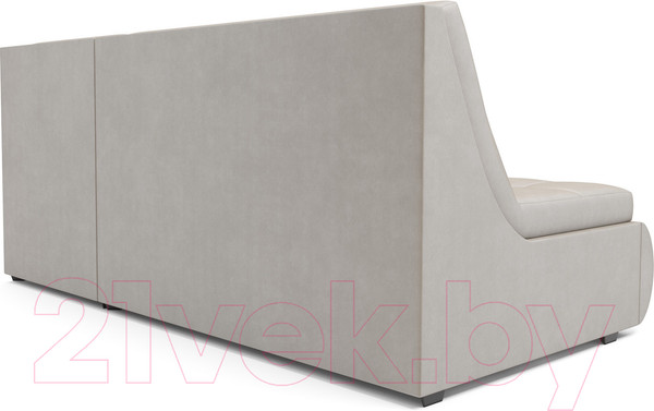 Изображение товара Диван угловой Mebel-Ars Дубай (бархат бежевый/Star Velvet 6 Light Beige)