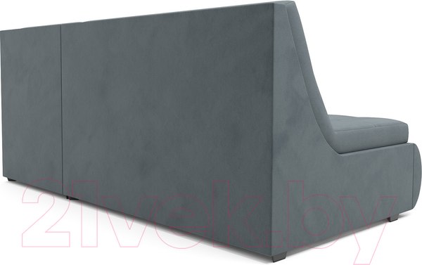 Изображение товара Диван угловой Mebel-Ars Дубай (велюр серо-синий HB-178 26)