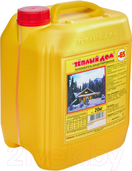 Изображение товара Теплоноситель для систем отопления Теплый дом 65 (20кг)