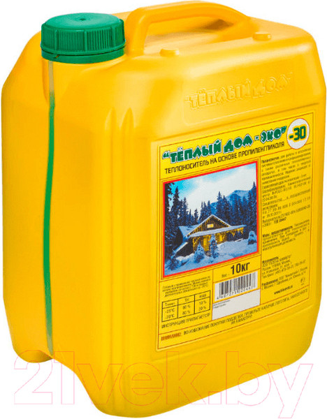 Изображение товара Теплоноситель для систем отопления Теплый дом Эко (10кг)