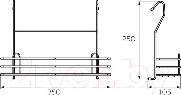Изображение товара Полка для специй на рейлинг Lemax LE 530