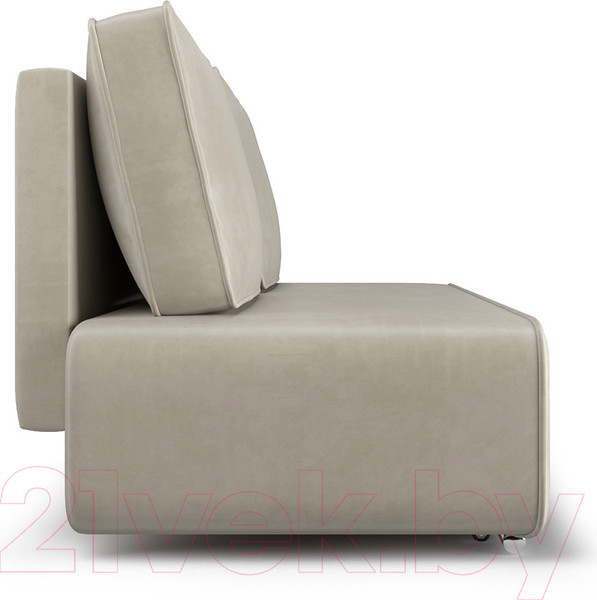 Изображение товара Диван Mebel-Ars Еврокнижка Марк (бархат бежевый/Star Velvet 6 Light Beige)