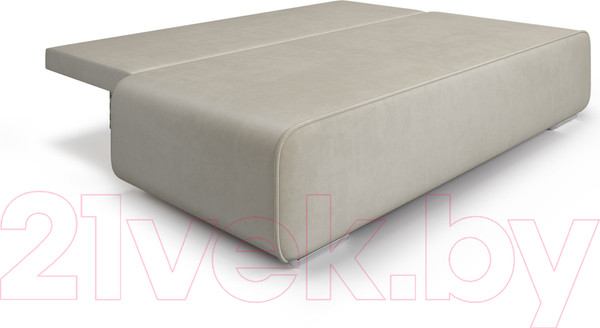 Изображение товара Диван Mebel-Ars Еврокнижка Марк (бархат бежевый/Star Velvet 6 Light Beige)