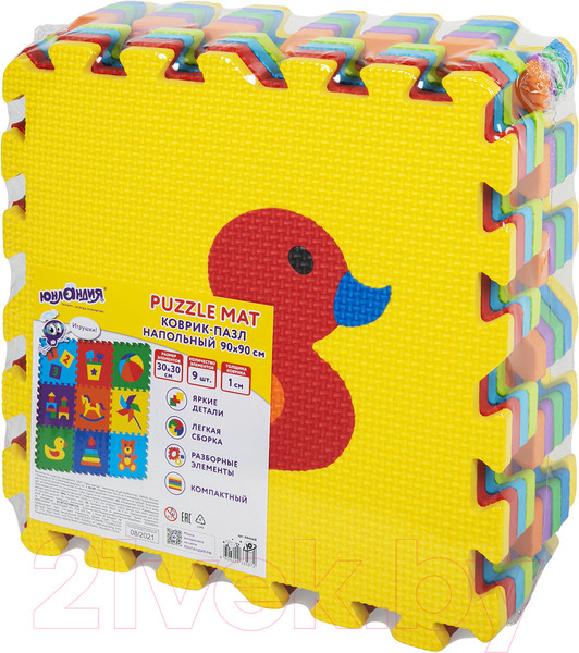 Изображение товара Коврик-пазл Юнландия Игрушки / 664668