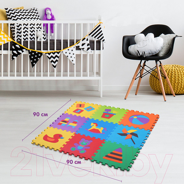 Изображение товара Коврик-пазл Юнландия Игрушки / 664668