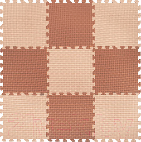 Изображение товара Коврик-пазл Юнландия 664661 (бежевый)