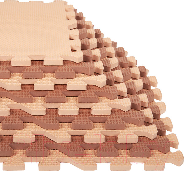 Изображение товара Коврик-пазл Юнландия 664661 (бежевый)