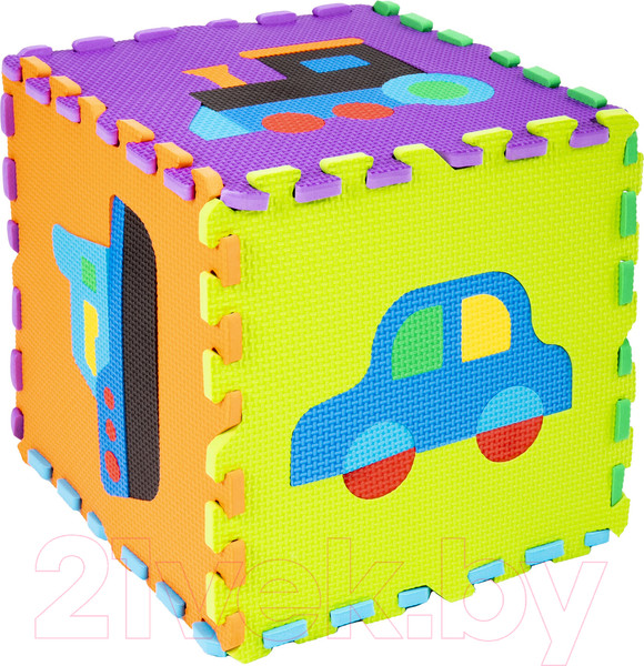 Изображение товара Коврик-пазл Юнландия Машинки / 664667