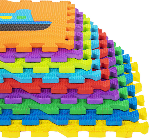 Изображение товара Коврик-пазл Юнландия Машинки / 664667