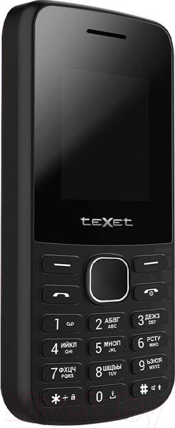 Изображение товара Мобильный телефон Texet TM-117 (черный)