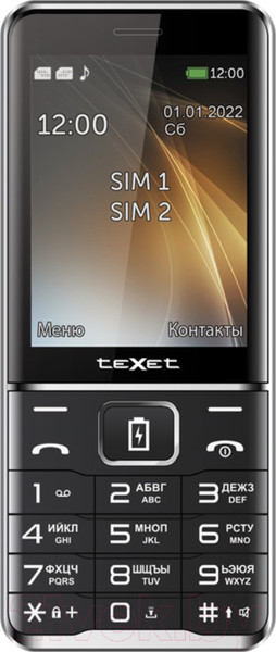 Изображение товара Мобильный телефон Texet TM-D421 (черный)