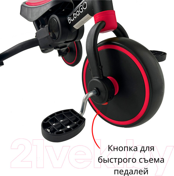 Изображение товара Беговел Bubago Flint / BG-F-1 (черный/красный)