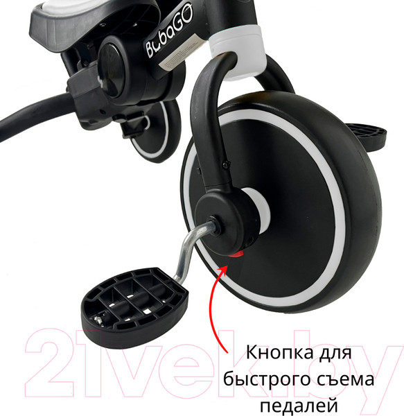 Изображение товара Беговел Bubago Flint / BG-F-2 (черный/белый)