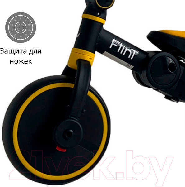 Изображение товара Беговел Bubago Flint / BG-F-3 (черный/желтый)