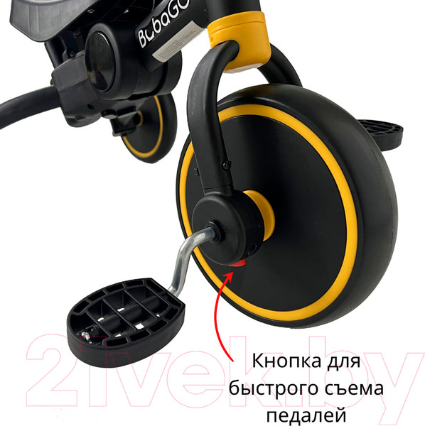 Изображение товара Беговел Bubago Flint / BG-F-3 (черный/желтый)