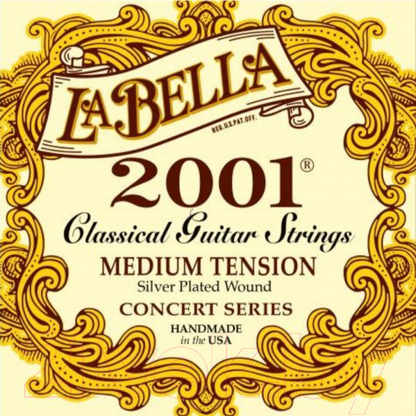 Изображение товара Струны для классической гитары La Bella 2001M Medium