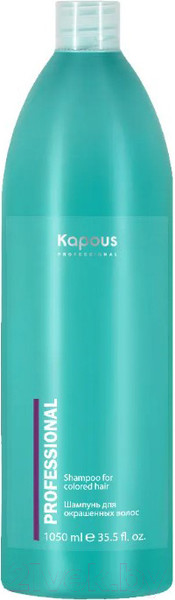 Изображение товара Шампунь для волос Kapous Professional Для окрашенных волос (1.05л)