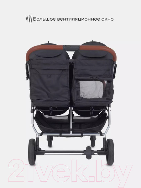 Изображение товара Детская прогулочная коляска MOWbaby Tandem / MB170 (черный)