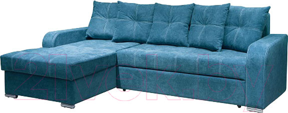 Изображение товара Диван угловой Комфорт-S Августин левый (Antonio Blue)