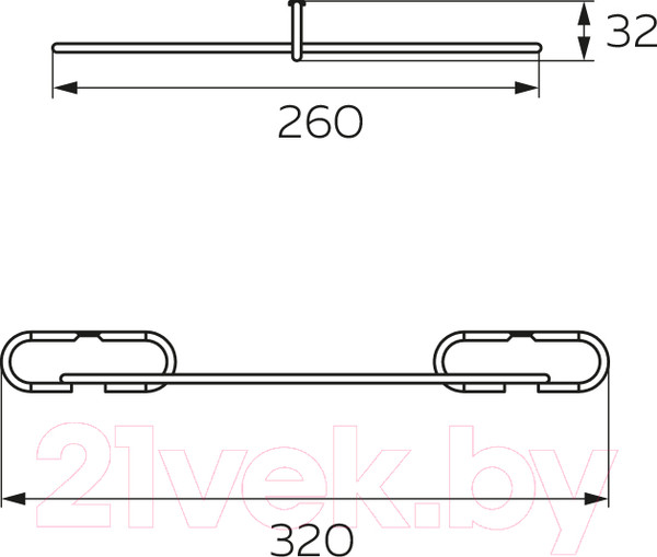 Изображение товара Держатель бокалов на рейлинг Lemax MX-054 AB