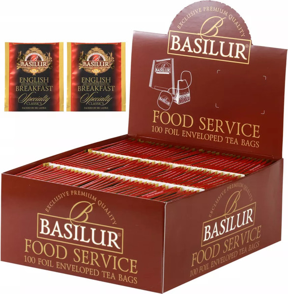 Изображение товара Чай пакетированный Basilur НRC Speciality Classics English Breakfast (100пак)