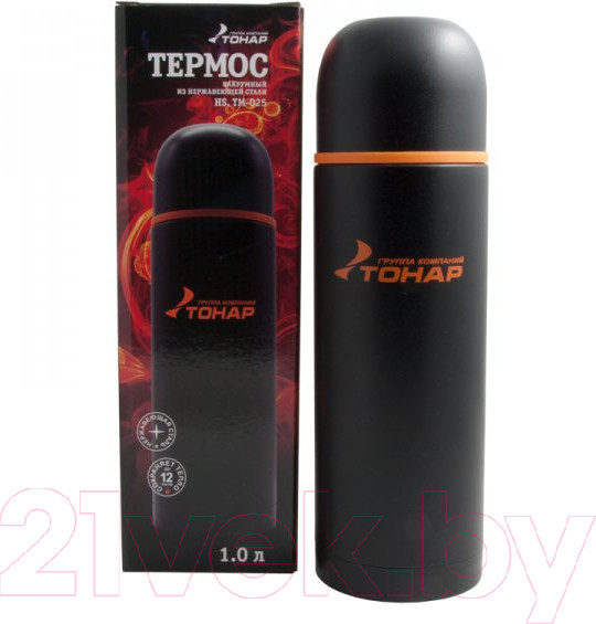 Изображение товара Термос универсальный Тонар HS.TM-025 (1л, черный)
