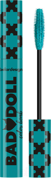 Изображение товара Тушь для ресниц Belor Design Bad Doll цветная объемная голубой